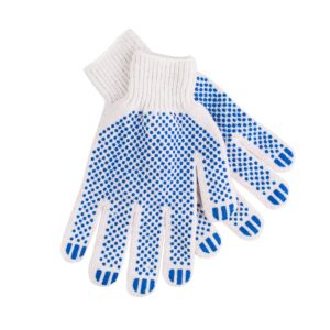 Work gloves for workers isolated on white background